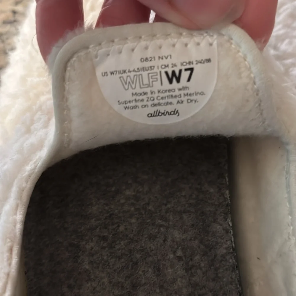 Allbirds Cream Cozy Slippers - Picture 3 of 5